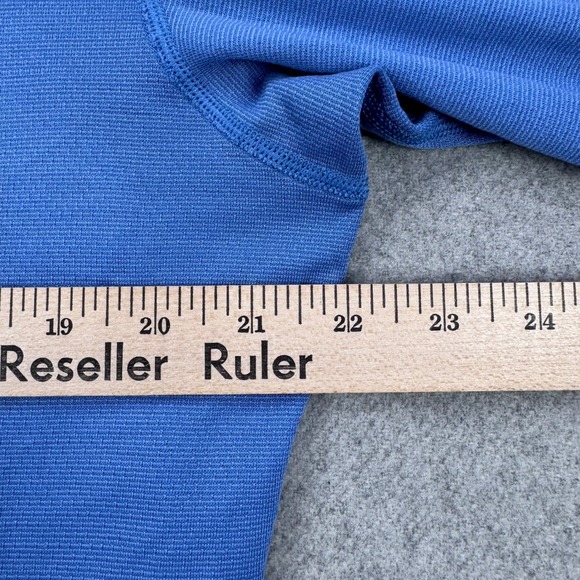 Vintage Patagonia Capilene 1/4 Zip Pullover Womens L Blue Base Layer Made In USA - Picture 13 of 16